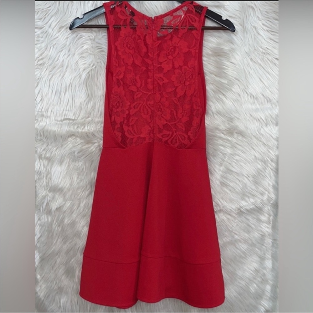Sleeveless Red Dress